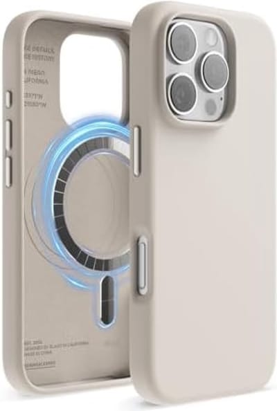 Magnetische Silicone Hoesje Compatibel met iPhone 16 Pro Hoesje Compatibel met alle MagSafe-accessoires