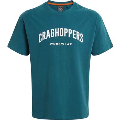 Craghoppers Heren Batley Werk T-Shirt (Donker Egeïsch Blauw)
