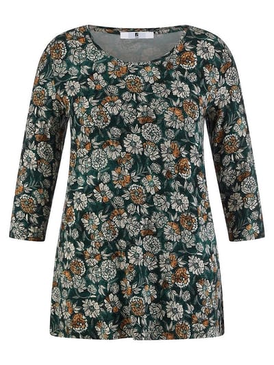 Shirt ronde hals Van Anna Aura turquoise