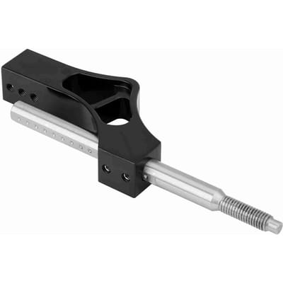 Levier d'extension de hauteur réglable en acier inoxydable pour pommeau de levier de vitesse manuel Honda Black noir