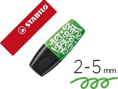 STABILO BOSS MINI Snooze One markeerstift, groen 10 stuks