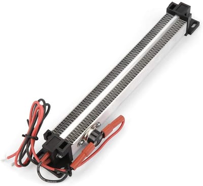 Keramische Luchtverwarmer - Elektrische Verwarming - Kleine Ruimtes Verwarmen - Automatische Constante Temperatuur - 24 x 4 x 3 cm