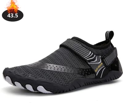 Nivard Waterschoenen Voor Kinderen & Volwassenen - Aqua Shoes - Aquaschoenen - Afzwemschoenen - Zwemles Schoenen - Zwart - 43.5