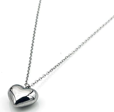Ketting hart - RVS - 40-45 cm – valentijn – cadeau