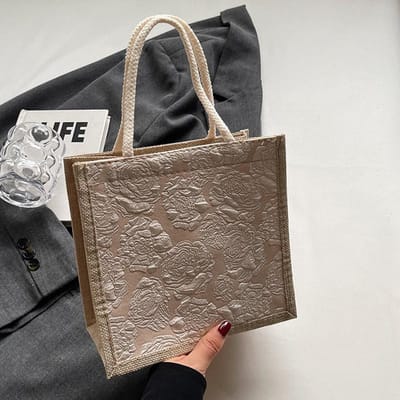 Tote Bag Linnen Tas Vrouwen Dragen Lunchboxen en Lunchboxen en Lunchtassen voor Vrouwen Om te Werken