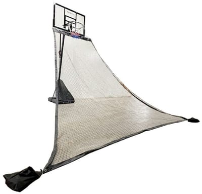 Basketbal Return Net - Universeel - Lichtgewicht - Zwart