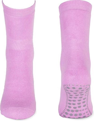Antislip kindersokken van katoen – Light rose – 19-22