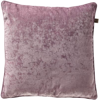 Dutch Decor LEWY - kussenhoes 60x60 cm - glansvelours - groot formaat - Dusky Orchid - paars - met rits - zonder binnenkussen