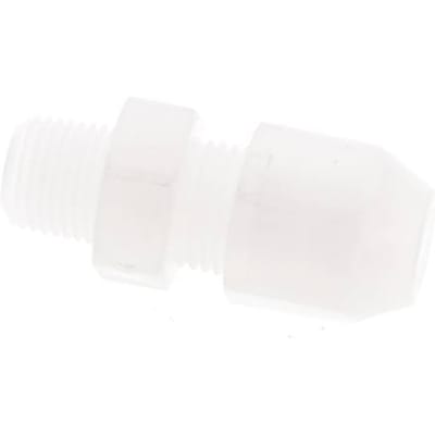 4x6mm & R1/8'' PVDF rechte slangkoppeling met buitendraad 10bar/145psi