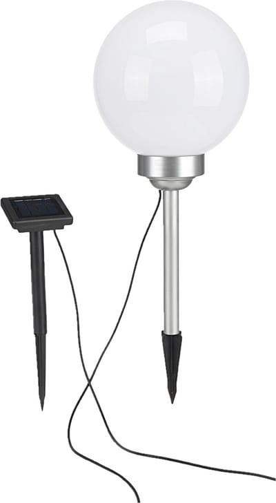 Solar prikspot - 1x bol - tuinverlichting - 20 cm - tuinlamp