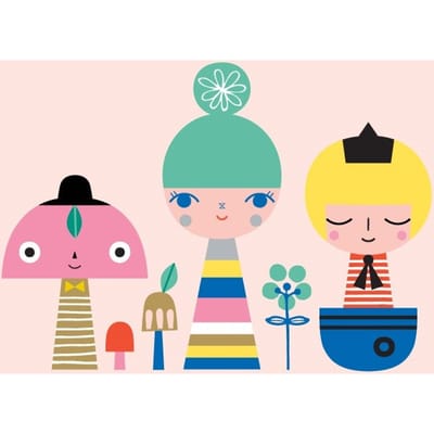 Petit Monkey ansichtkaart Sunshine gang