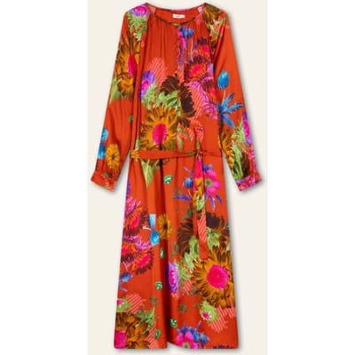 Oilily Desire Jurk- maat34 Fiery Rood