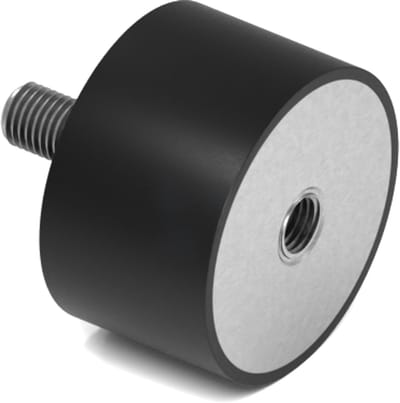 Rubbermagazijn - Trillingsdemper - Type B - 50x30mm - M10 - Set 10 stuks