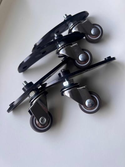 iZi-Clean Wielset voor Turbo Twin Mop Emmer: Rollen in plaats van Tillen