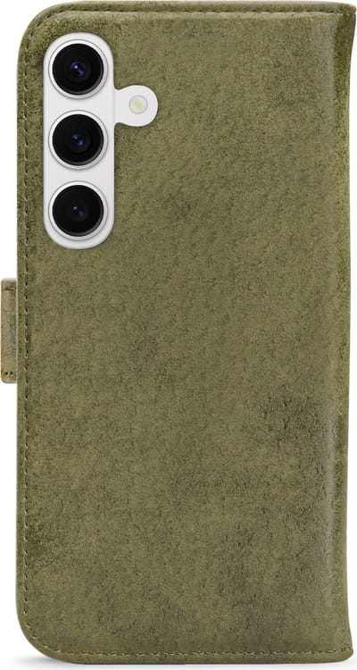 My Style Telefoonhoesje geschikt voor Samsung Galaxy S24 Plus Hoesje | My Style Flex Wallet Bookcase Portemonnee | Pasjeshouder voor 3 Pasjes | Telefoonhoesje voor Pinpas / OV Kaart / Rijbewijs - Olive | Groen