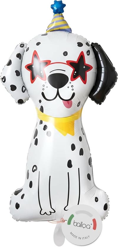 XXL Folieballon Hond Dalmatieer 84 cm - Helium of Luchtballon voor Kinderfeestjes en Verjaardagen