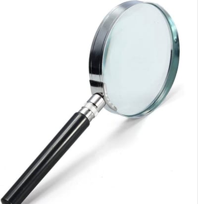 Vergrootglas - Professioneel - Insectenloep - 175 x 75mm met 8 x Vergroting - Loep - Leesloep - Zwart - 75mm