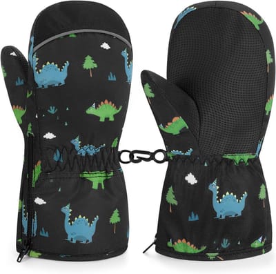 Thermische Ski Handschoenen voor Kinderen, Waterdicht en Warm, Ideaal voor Buitenactiviteiten in Koude Weer
