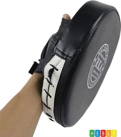 *** Set Muay Thai-Bokshandschoenen 2 stuks -Pad - Nieuwe Generatie - PU Schuim - Zwart - van Heble® ***