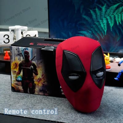 Mascara Deadpool Eye Mobile Électronique Deadpool Décoration de Bureau 1:1 Masque Modèle Cosplay Télécommandé Cadeau Adulte Enfant red