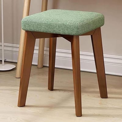Houten Stapelbank - Pianokruk Poef - Zitplek Creëren - Stevig Eikenhout - 32x32x45 cm - Natuurlijk