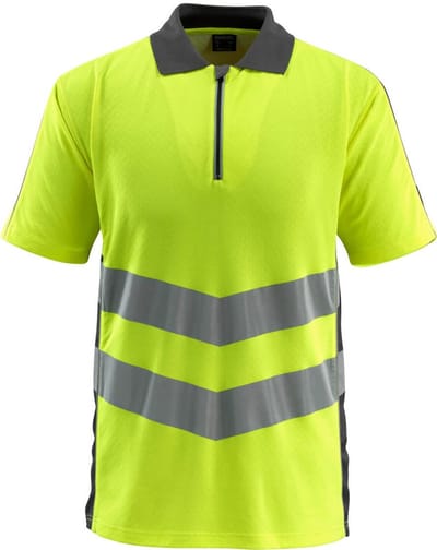 Mascot Safe Supreme Poloshirt 50130-933 - hi-vis geel/donkerantraciet - 2XL