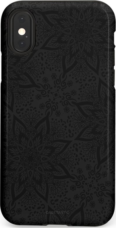 Casetastic Hoesje Geschikt voor Apple iPhone X/Xs - Stijlvolle Beschermende Duo-layer Case - Mandala stijl