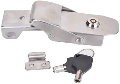 Dailygoods- Toggle Latch Roestvrij Staal - Vergrendelingsmechanisme - Klem - Beugel - Gereedschap - Afmetingen 94 x 36 x 18mm