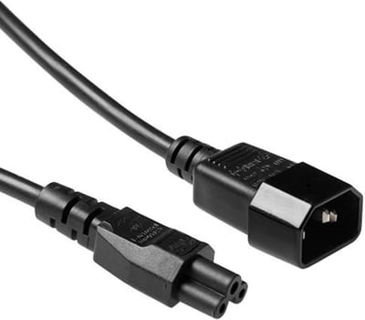 ACT Netsnoer C14 - C5 zwart 1 m AK5433