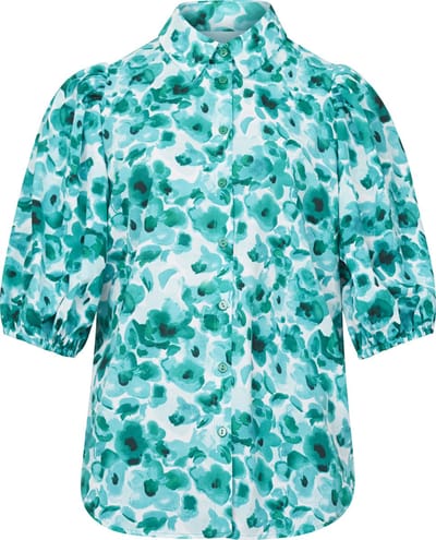 SISTERS POINT Ella-sh24 Dames Blouse - Light jade - Maat XS