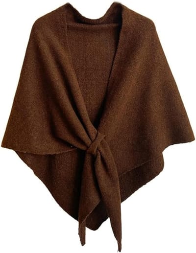 Sjaal - Nekwarmer - Sjaal dames - Dames Kasjmier Sjaals - Gebreide Sjaals Vesten - Wollen Kasjmier Tops Truien - Omslagdoeken Sjaals Dagelijks Gebruik - Kerstcadeau - Kerstversiering - Kerst - Bruin