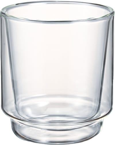 HARIO Double-Walled Matcha Cup - 370mL - Dubbelwandige Matchakop - Hittebestendig Glas - Transparant