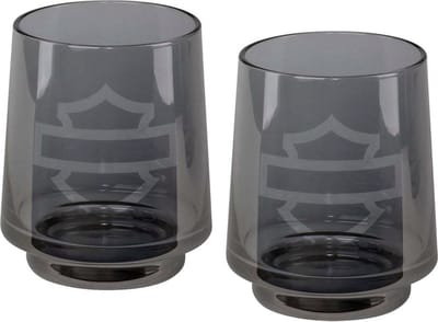 Harley-Davidson Smoke Gray Rocks Stapelbare Glazen Set