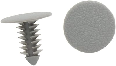 Dailygoods- Afwerking Clip Kunststof - Bevestigingsklinknagels - Set van 50 - Schachtlengte 18 mm - Geschikt voor Auto's - Gatafmetingen 8 mm - Bevestigingsclip