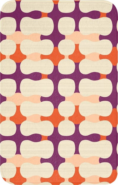 WC mat 50x80 cm - Antislip - Modern - Patroon - Kleurrijk - Toiletmat - Vloermat - Douchemat - Toilet tapijt - Toiletmatten
