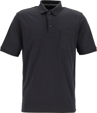 MARVELIS modern fit poloshirt - quick dry - zwart