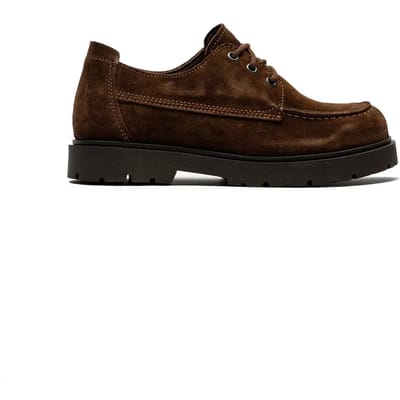 Birkenstock Highwood Moc Lace Low Suede Leather Sneakers bruin
