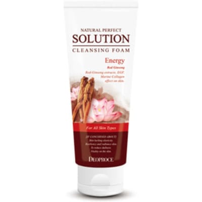 Mousse nettoyante naturelle Perfect Solution de Deoproce au ginseng rouge 170 g x 1 pièce/2 pièces/3 pièces 1Pc white