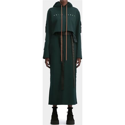 Daily Paper Bevan Skirt Maat: XS | Midi Rokken Outlet | Dames | Groen