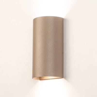 Lumidora Wandlamp 75712 - Voor binnen - ATHENA - 2 Lichts - GU10 - Taupe - Metaal