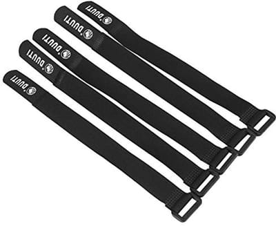 5 stuks Duurzame Ratchet Tie Down Riemen voor Fietsen en Motorfietsen - Zwart