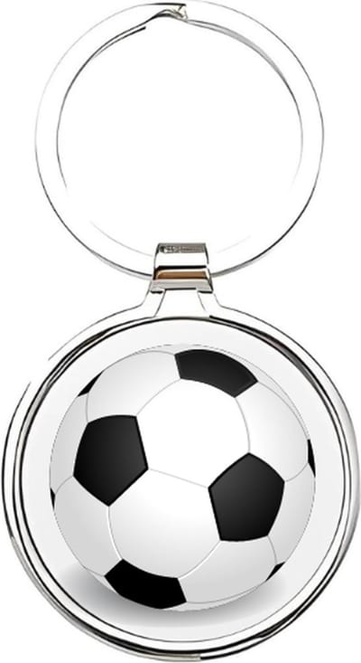 Akyol - Voetbal Sleutelhanger - voetbal - liefhebber - Cadeau - Sport - 2,5 x 2,5 CM