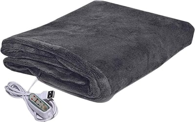 Elektrische Deken - Verwarmde Poncho - Buitenactiviteiten Warm - USB Aangedreven - 72 x 45 cm - Zwart