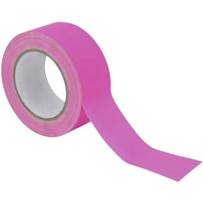 ACCESSORY glow in the dark tape | fluo tape | fluo tape | uv tape | Gaffa Tape | 50mm x 25m | neon roze
