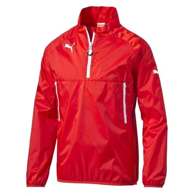 Puma Kinderen Kwart Rits Windjack (Rood)
