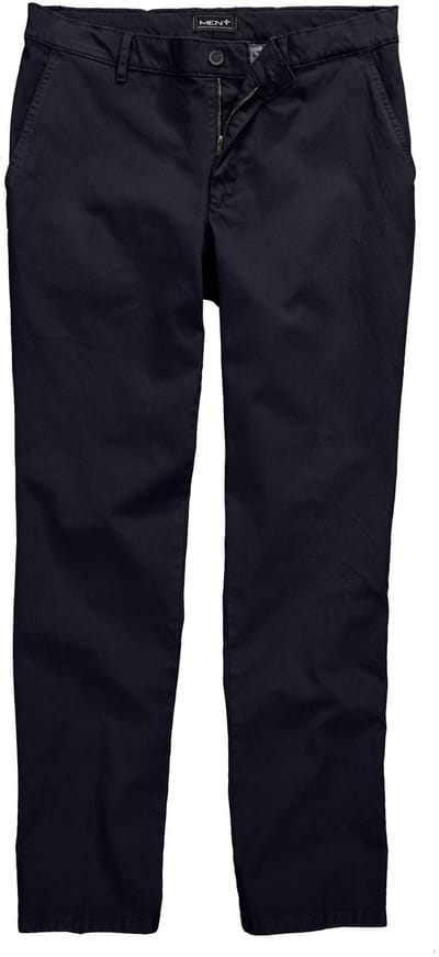 Men Plus - Heren - Chino Buik-Fit Regular Fit - Navy blauw - Maat 52
