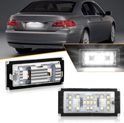 LED Kentekenplaatverlichting - Kentekenlampen Xenon Wit - Auto Verlichten - CAN-bus Foutvrij - 2 Stuks - Wit