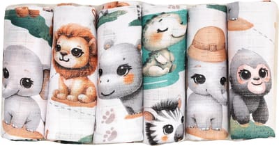 Omgoods - Hydrofiele Doeken Set 6 Stuks - 70x80 cm Katoen Oeko-Tex