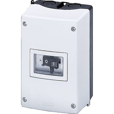 Siemens 3RV1913-1CA00 Geïsoleerde opbouwbehuizing 85 x 155 x 89 Kunststof 1 stuk(s)