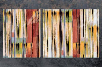 TMK ArtDeko - Gekleurd Snijplank en Beschermplaat - 100x52 cm - Veilig - Hygiënisch
